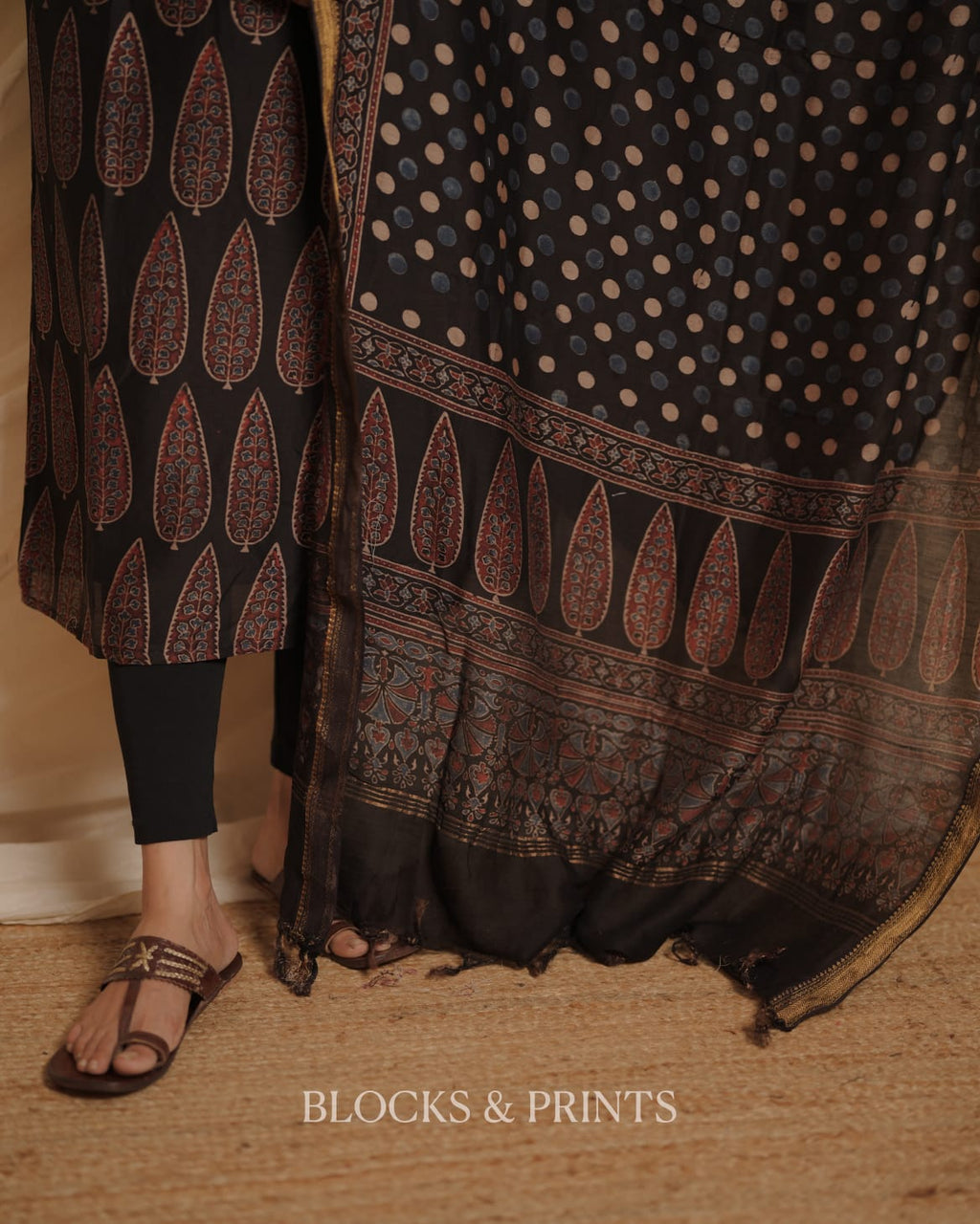 Designer Kurthi & Dupatta Set (Code - 1997 BK)
