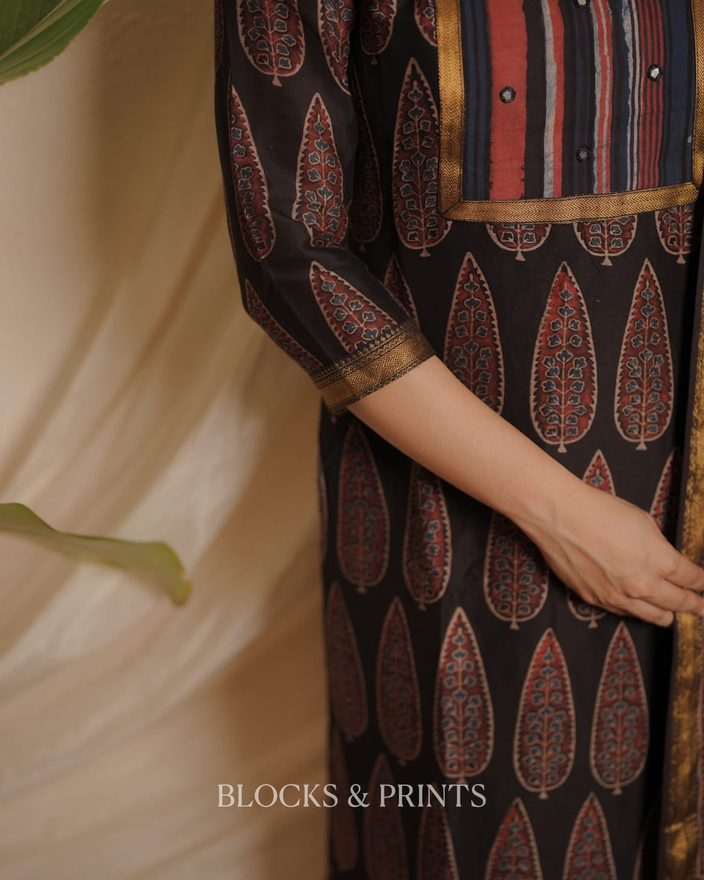 Designer Kurthi & Dupatta Set (Code - 1997 BK)
