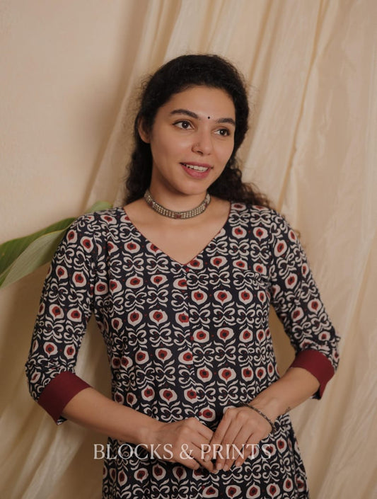 Designer Kurthi (Code - 1996 BK)