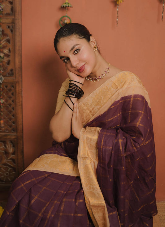 Sungudi Cotton Saree (Code - CS 40)