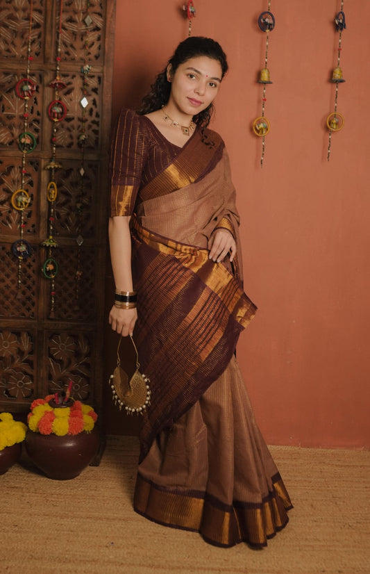 Sungudi Cotton Saree (Code - CS 51)