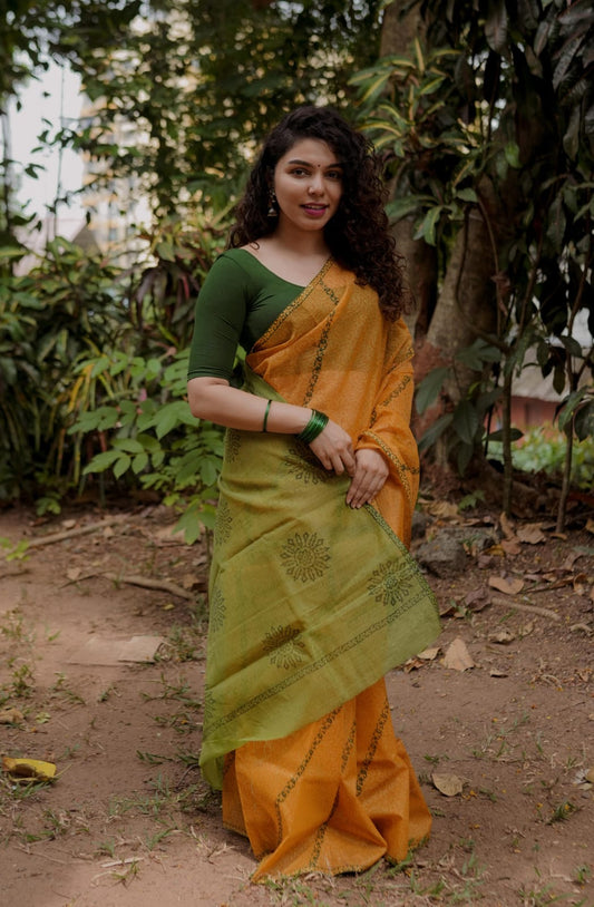 Moonga Kota Saree(KS 114)