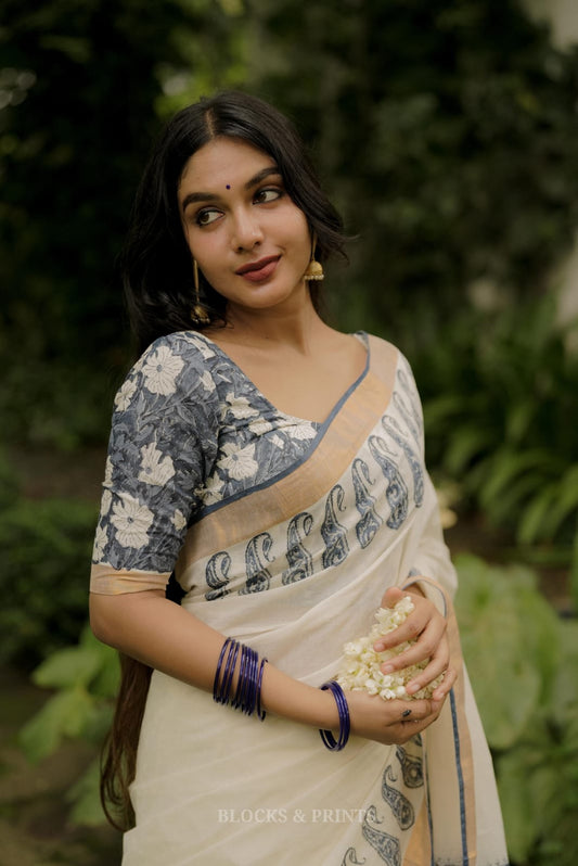 Kerala Cotton Saree (KS 11)