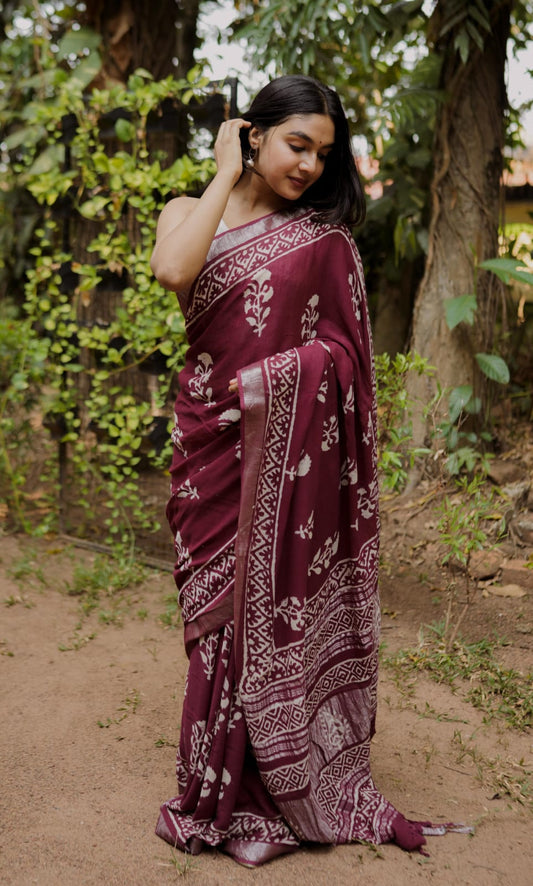 Linen Saree(Code-04 LS)