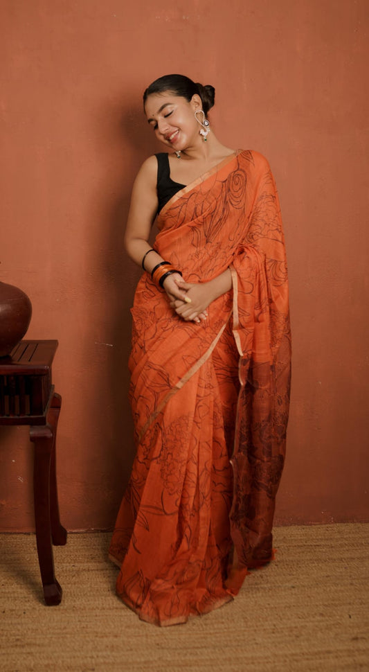 Semi Lenin Saree (Code - 09 LS)