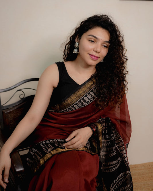 Maheshwari Silk Saree(22 SS)