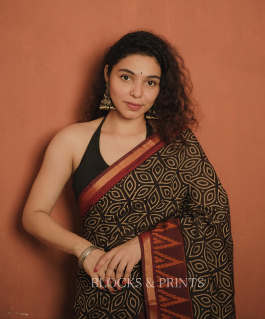 Chanderi Silk Saree (Code - 108 SS)