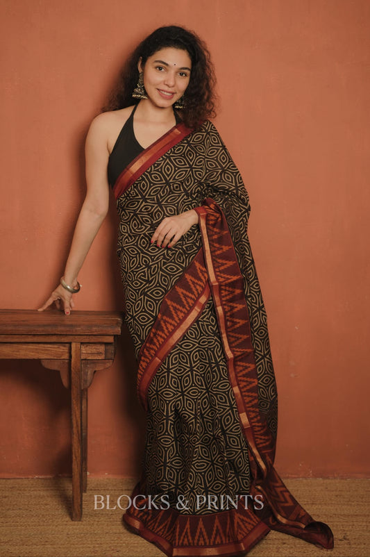 Chanderi Silk Saree (Code - 108 SS)