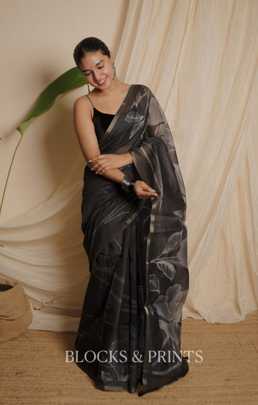 Chanderi silk Saree ( code - 121 SS)