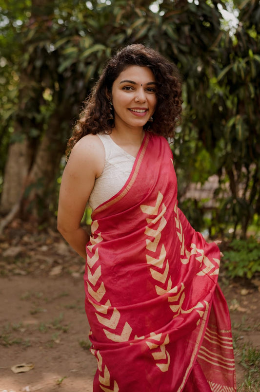 Chanderi Silk Saree(39 SS)