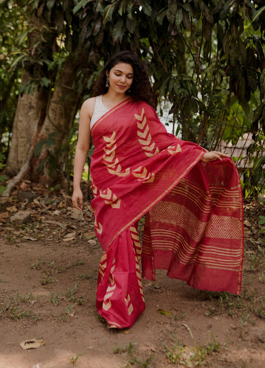 Chanderi Silk Saree(39 SS)