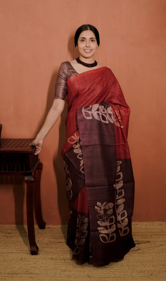 Tussar Silk Saree (50 SS)