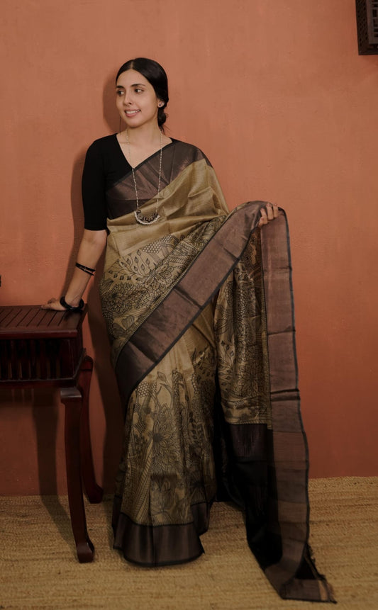 Tussar Silk Saree (53 SS)