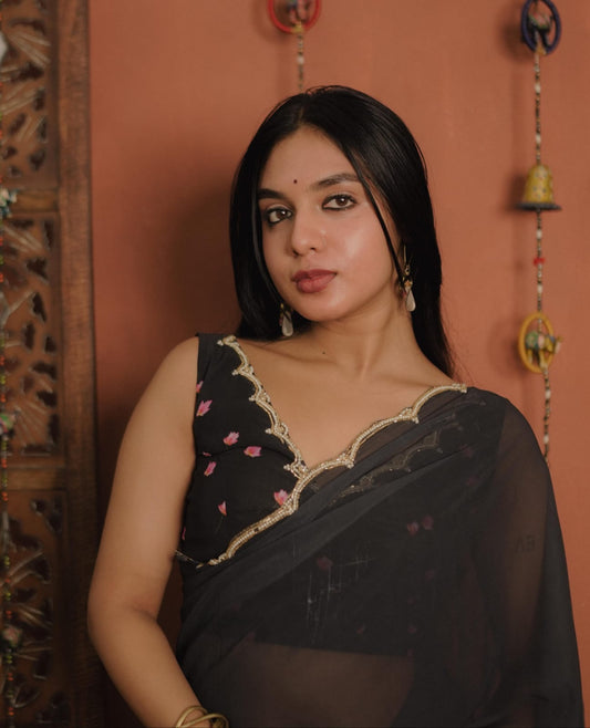 Georgette Saree (Code - 62 SS)