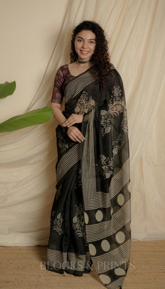 Chanderi Silk Saree (Code - 85 SS)