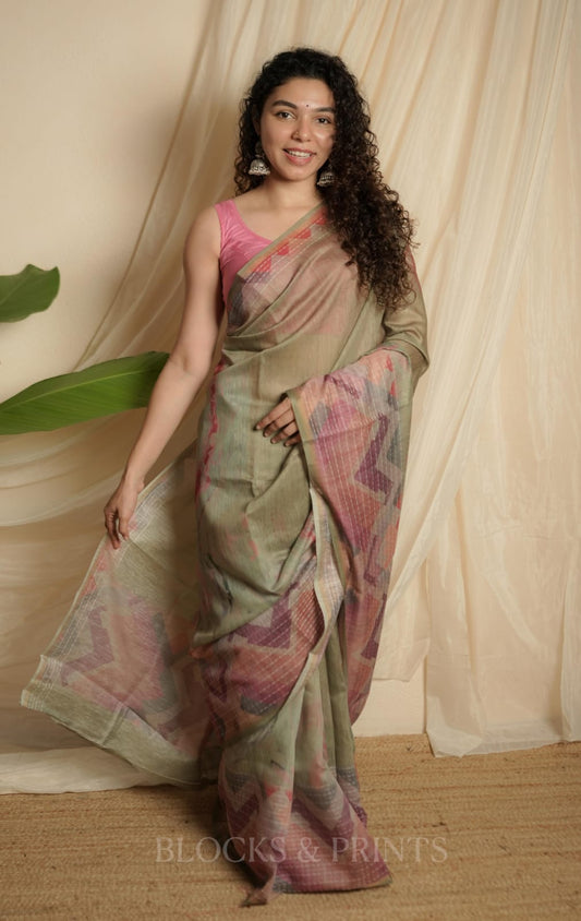 Chanderi Silk Saree (Code - 89 SS)