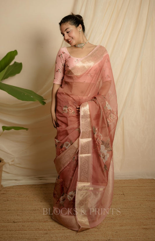 Organza Silk Saree (Code - 98 SS)