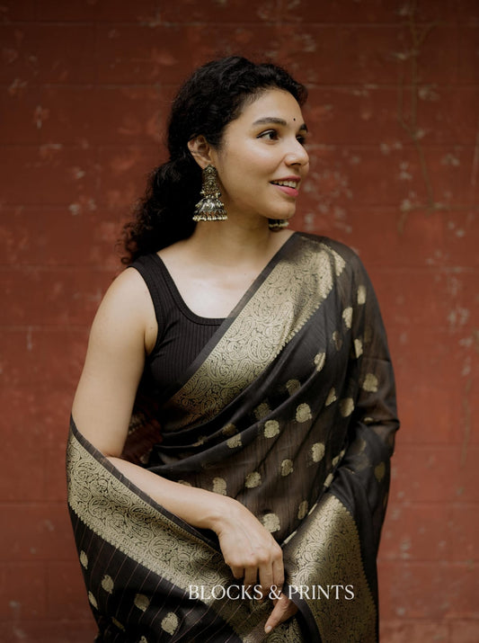 Chanderi Silk Saree (Code - 126 SS)