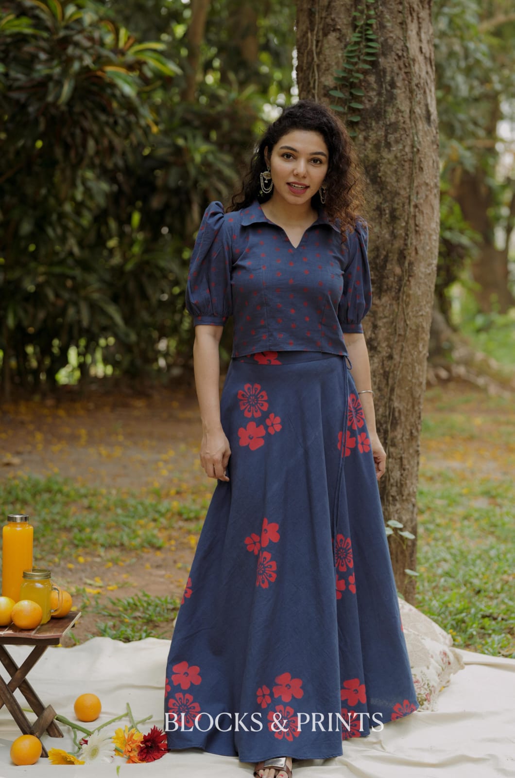Skirt - Top Set (code- 2140 bk)