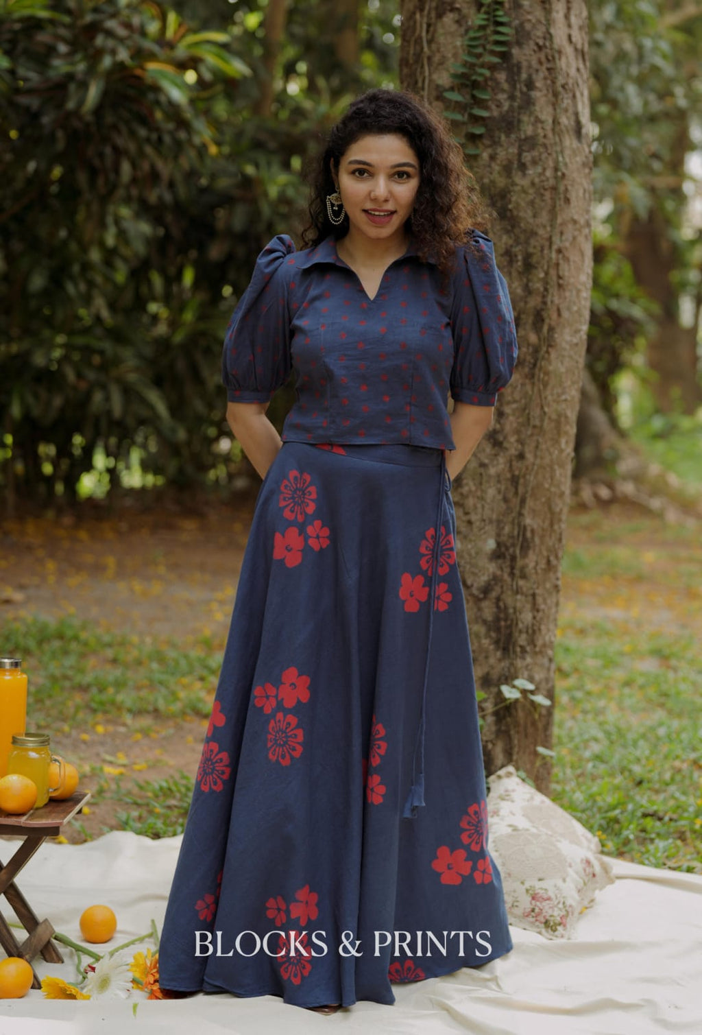 Skirt - Top Set (code- 2140 bk)