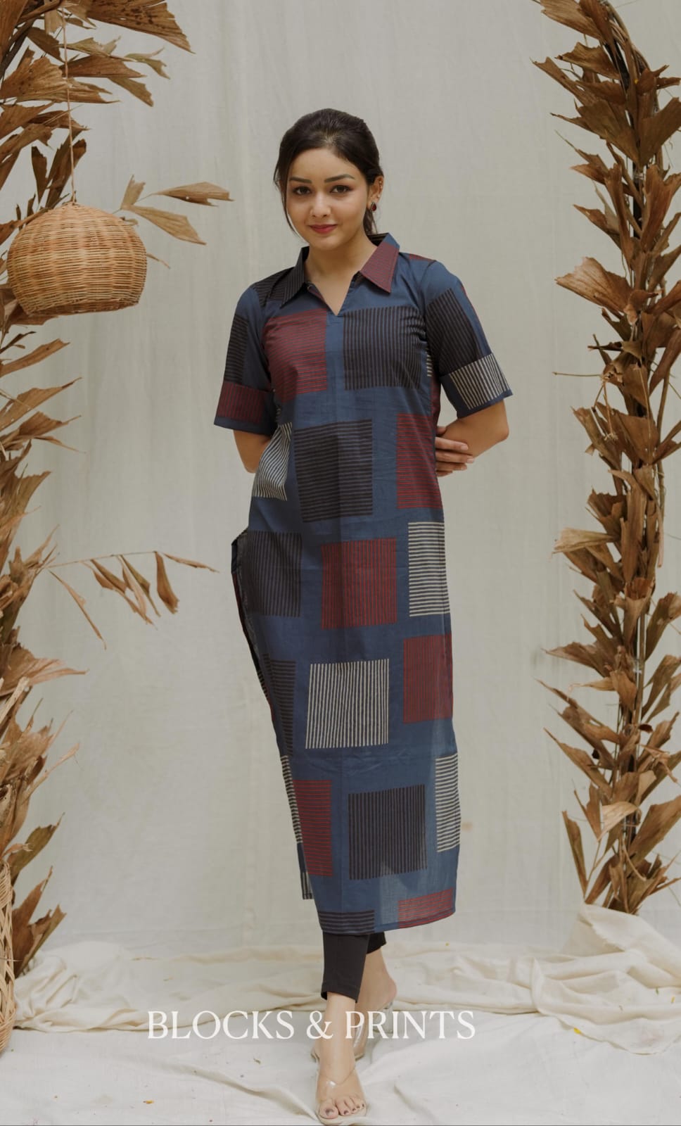 Designer Kurthi (Code - 2101 BK)
