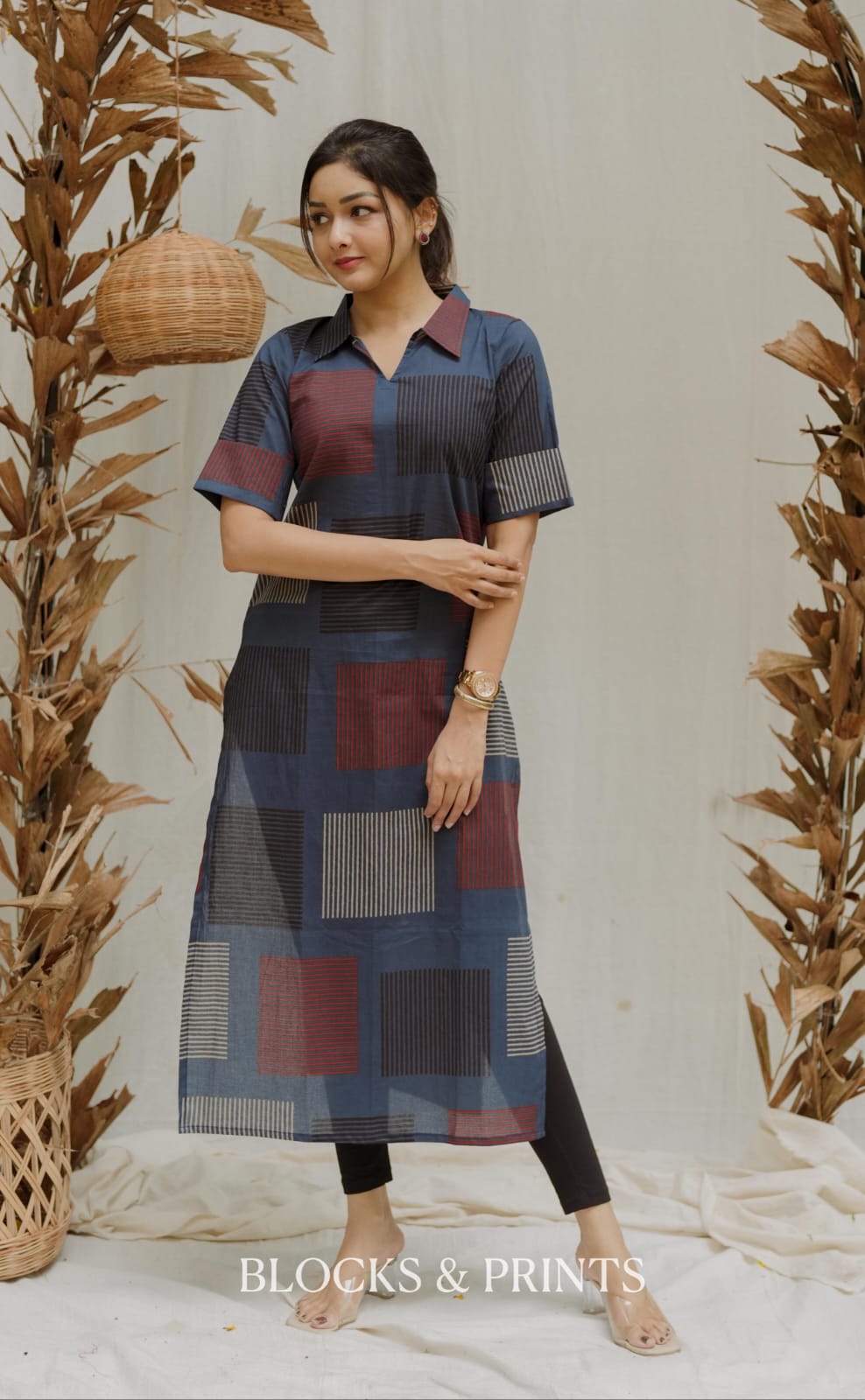Designer Kurthi (Code - 2101 BK)