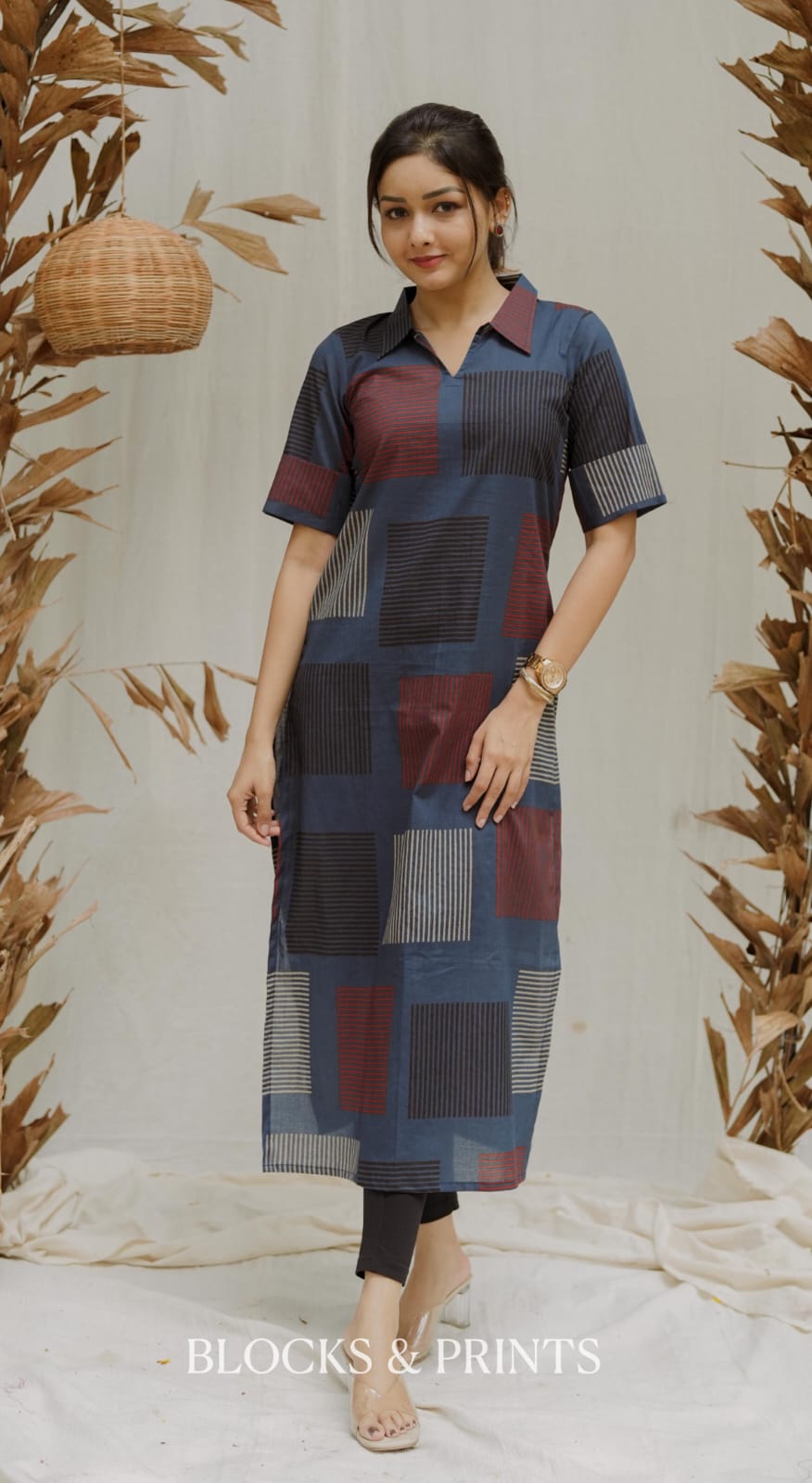 Designer Kurthi (Code - 2101 BK)