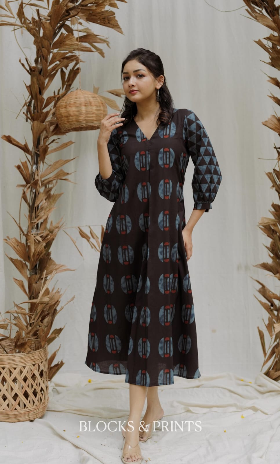 Designer Dress (Code - 2094 BK)