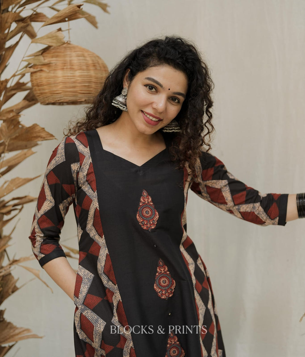 Designer Kurthi (Code - 2074 BK)