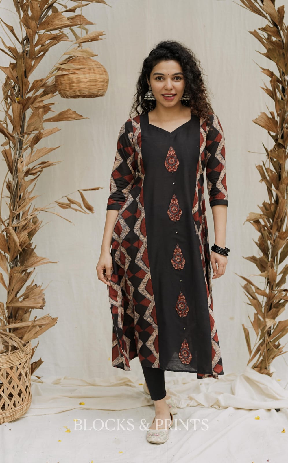 Designer Kurthi (Code - 2074 BK)