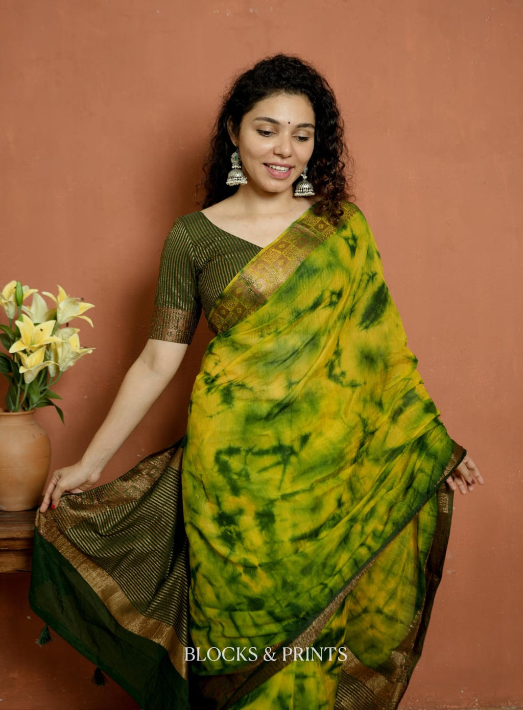 Chanderi Silk Saree (Code - 130 SS)
