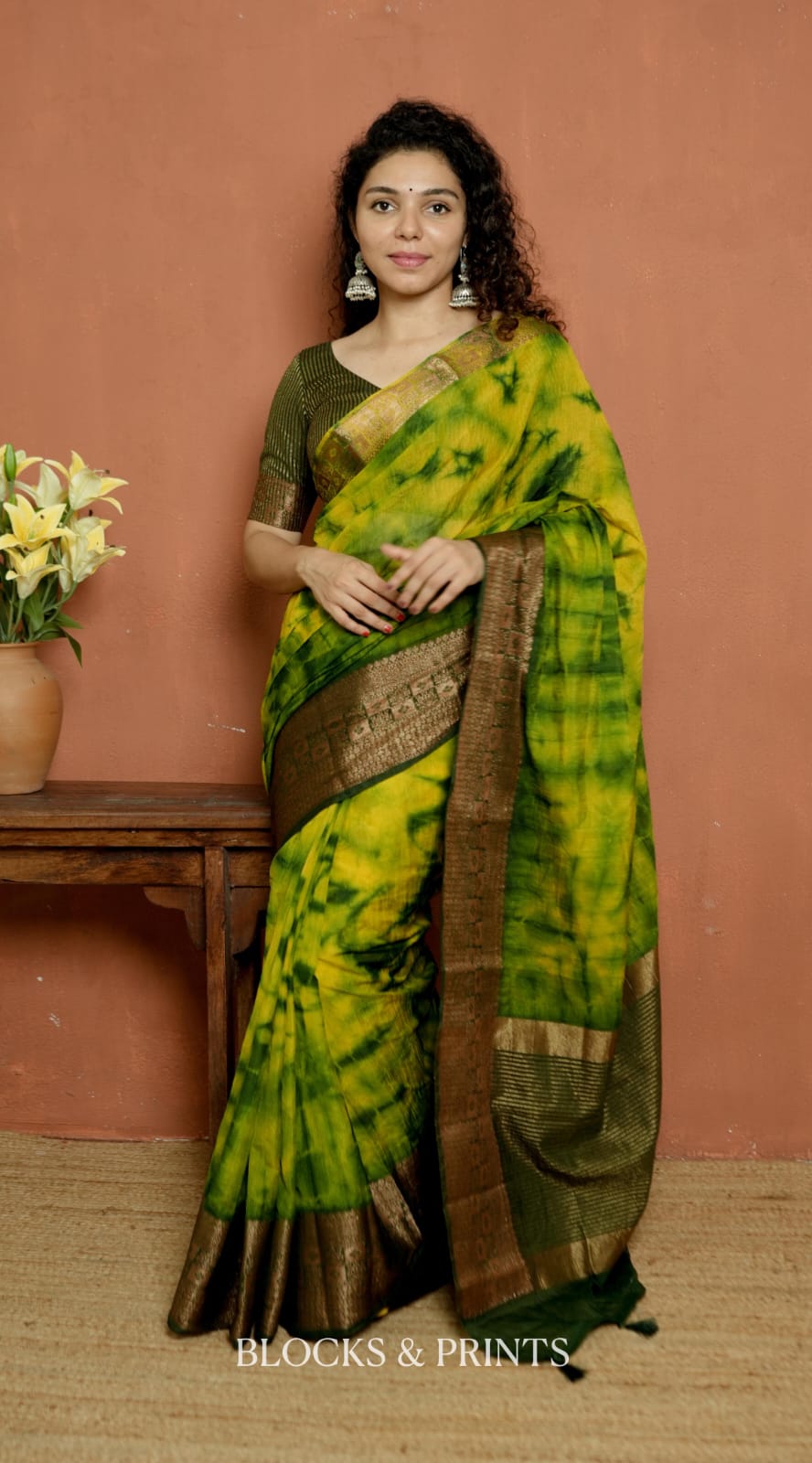 Chanderi Silk Saree (Code - 130 SS)