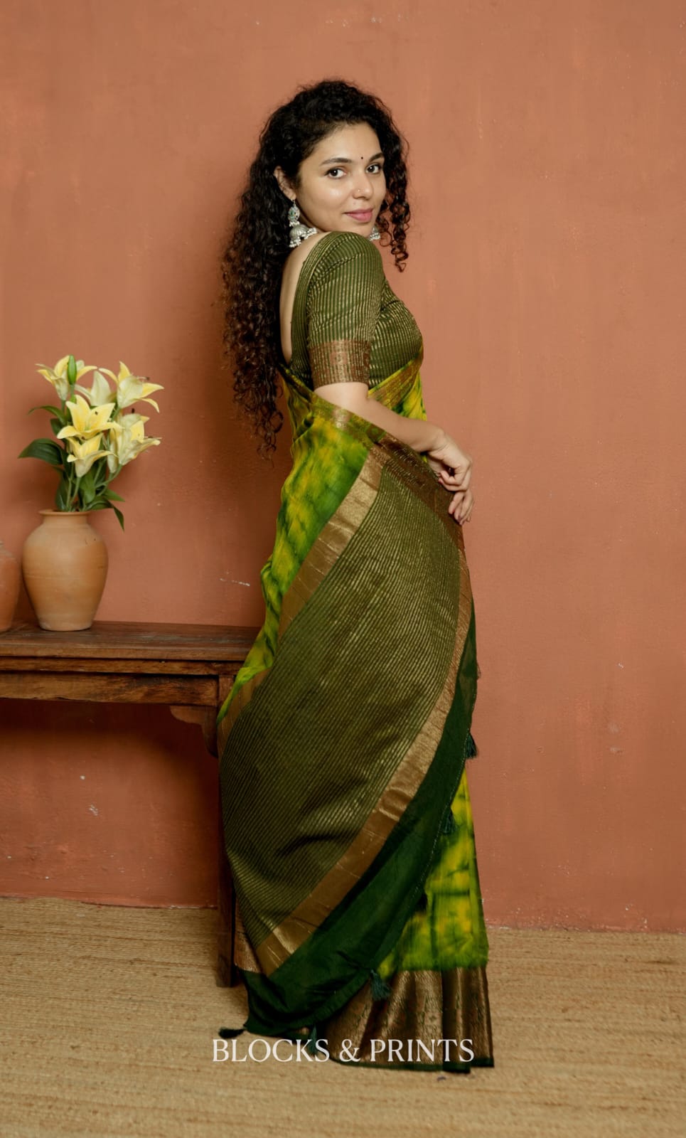 Chanderi Silk Saree (Code - 130 SS)