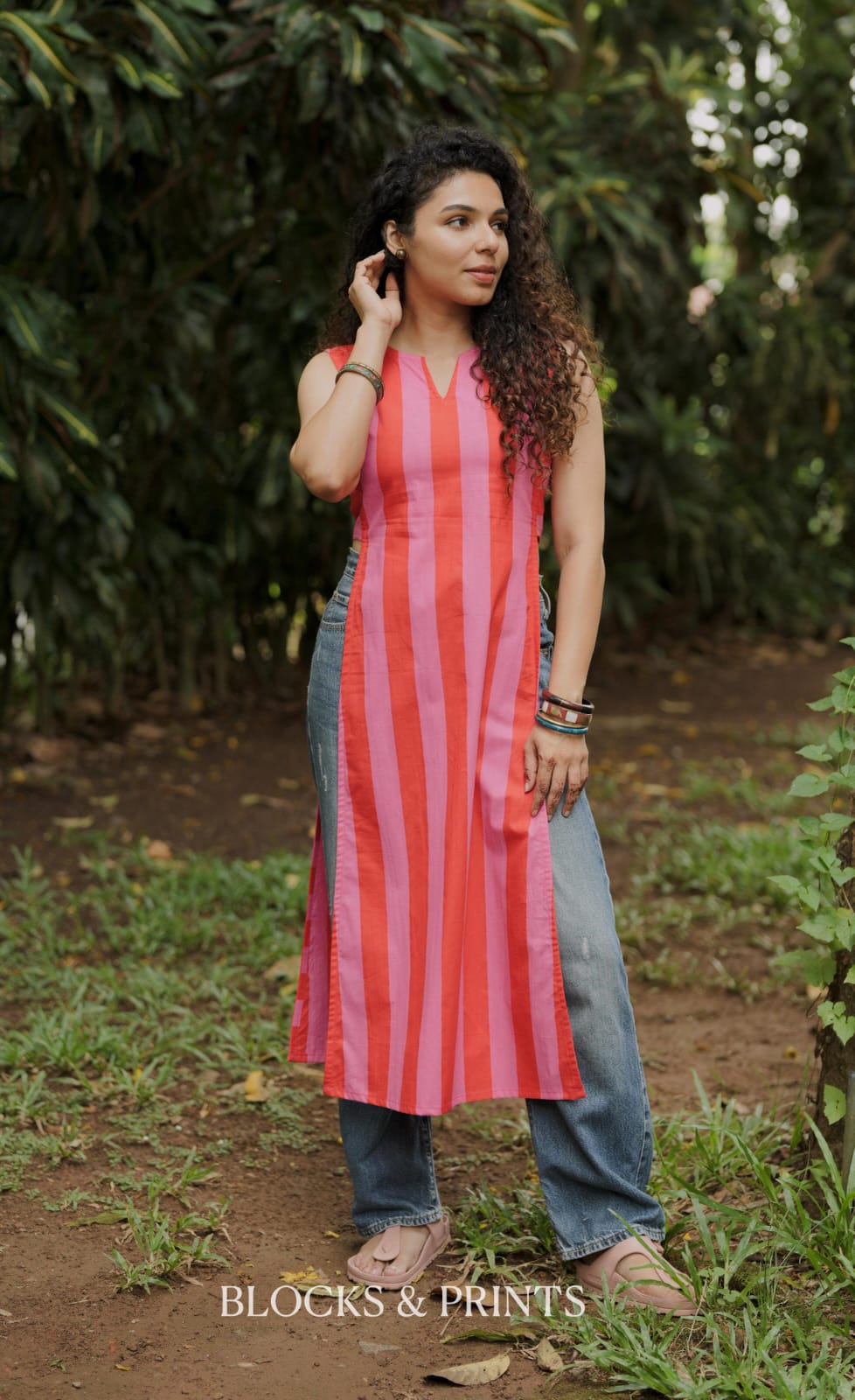 Designer Kurthi (Code - 2159 BK)