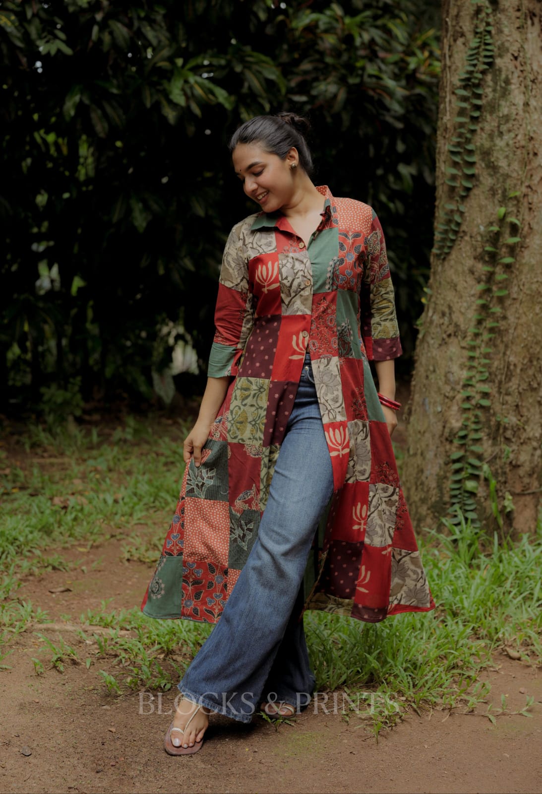 Designer Kurthi (Code - 2165 BK)