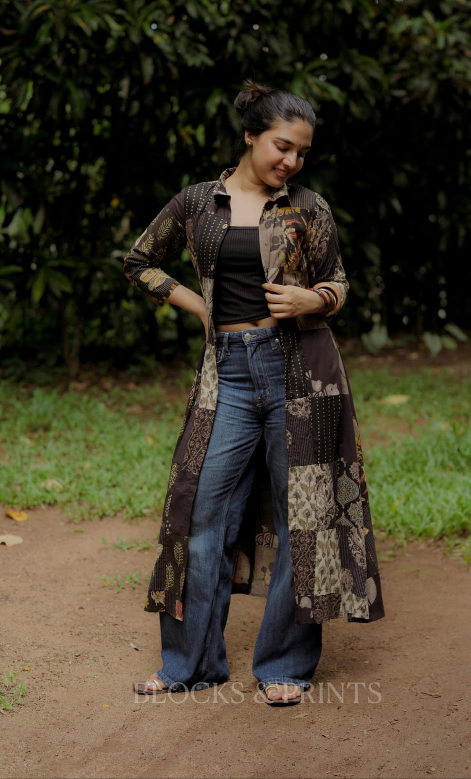 Designer Kurthi (Code - 2166 BK)