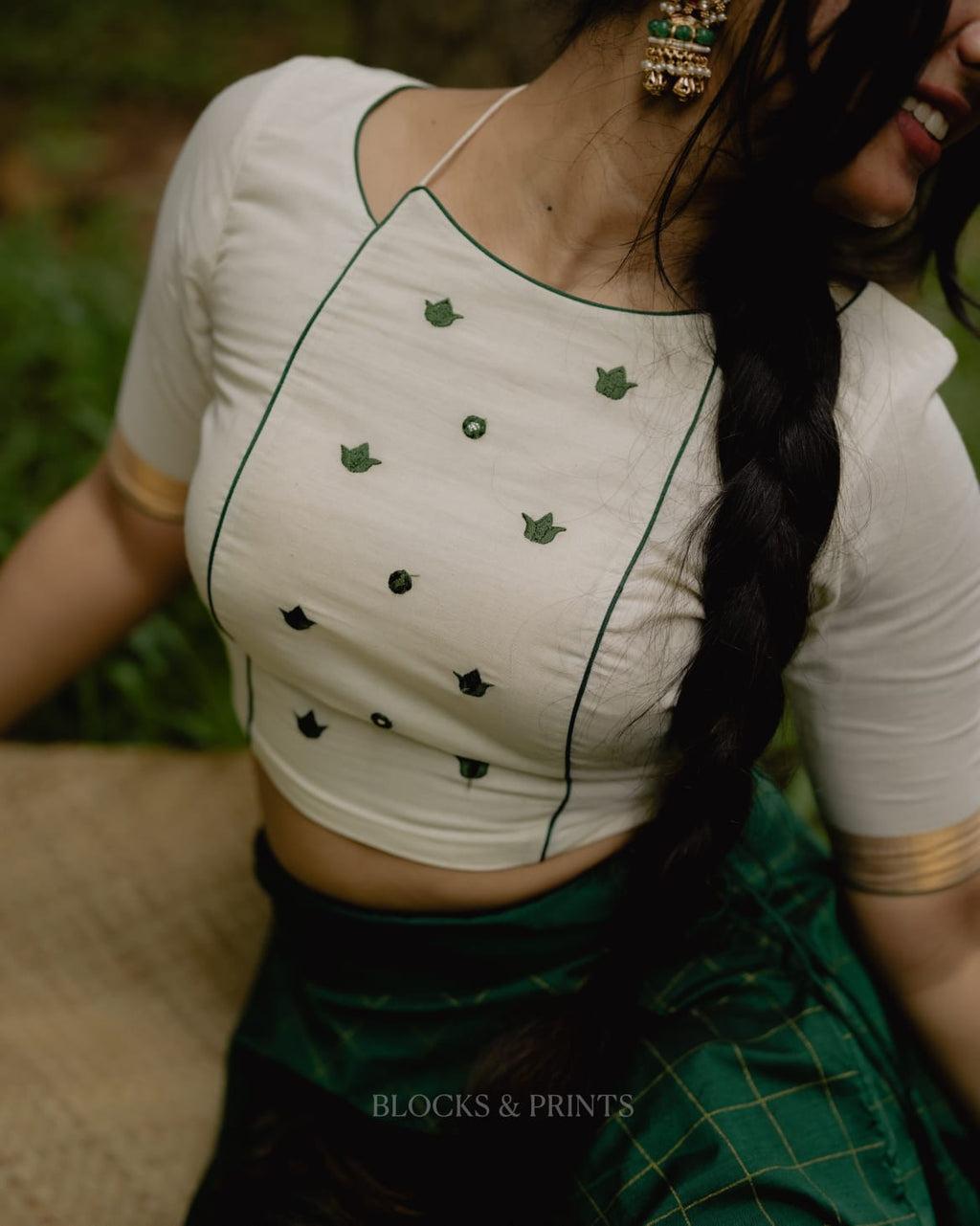 Skirt-Blouse Set(Code -2168 BK)