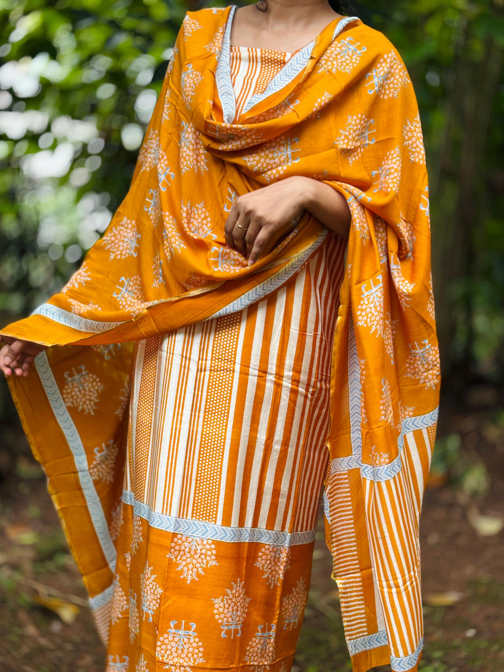 UNSTITCHED SALWAR SET -(WS187)