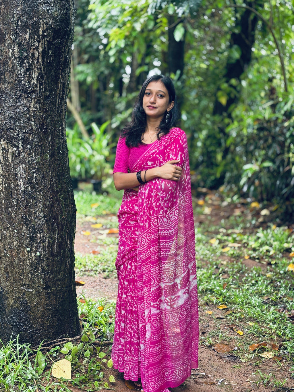GEORGETTE SAREE -(WS190)