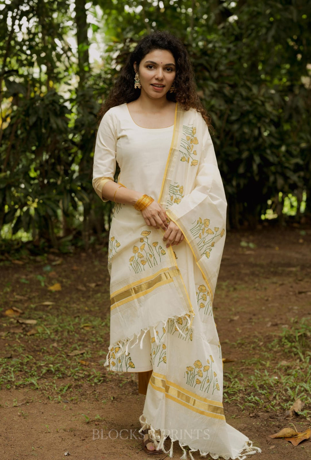 Top, Bottom & Dupatta Set  (Code -2193 BK)