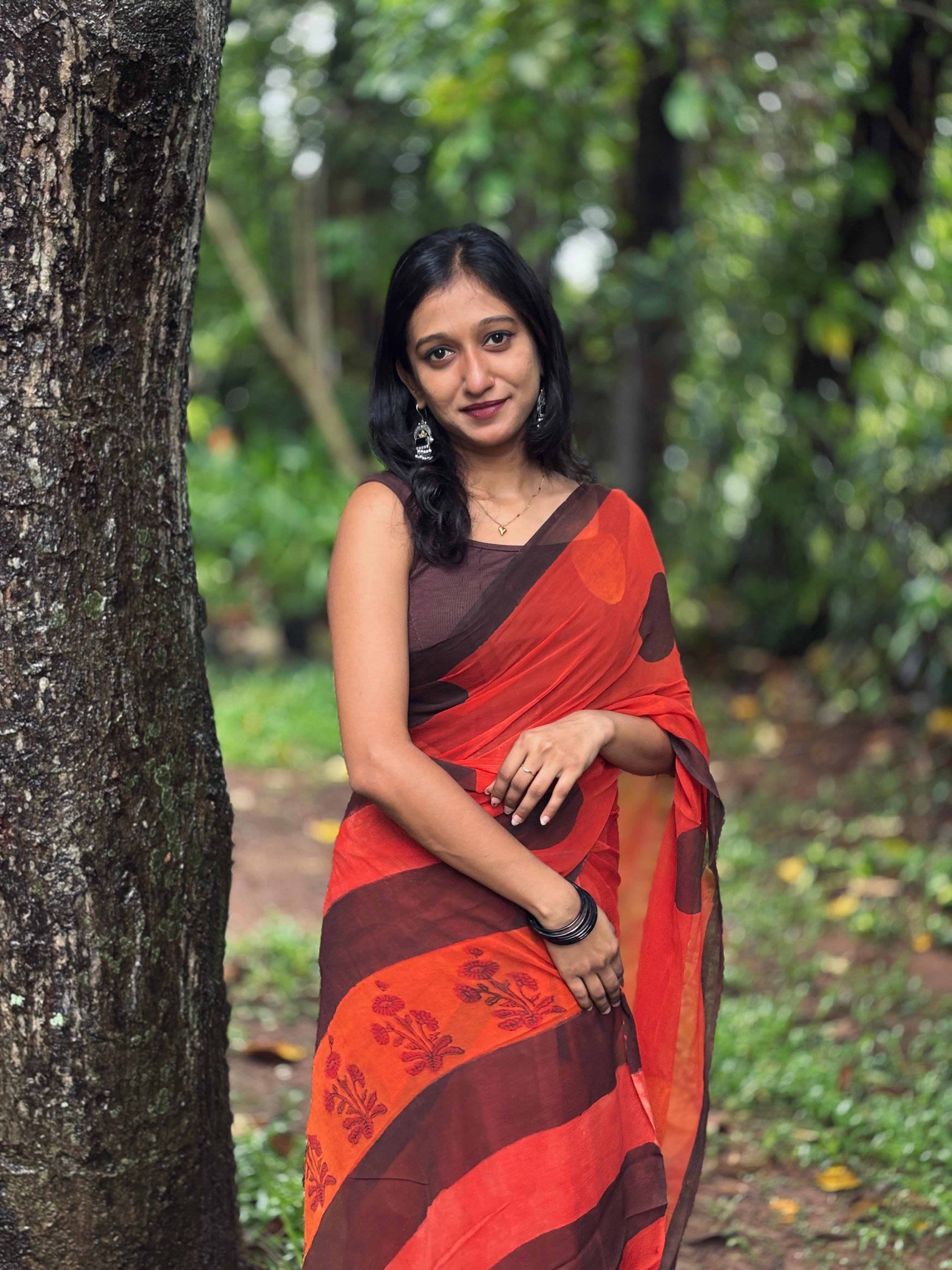 GEORGETTE SAREE -(WS192)