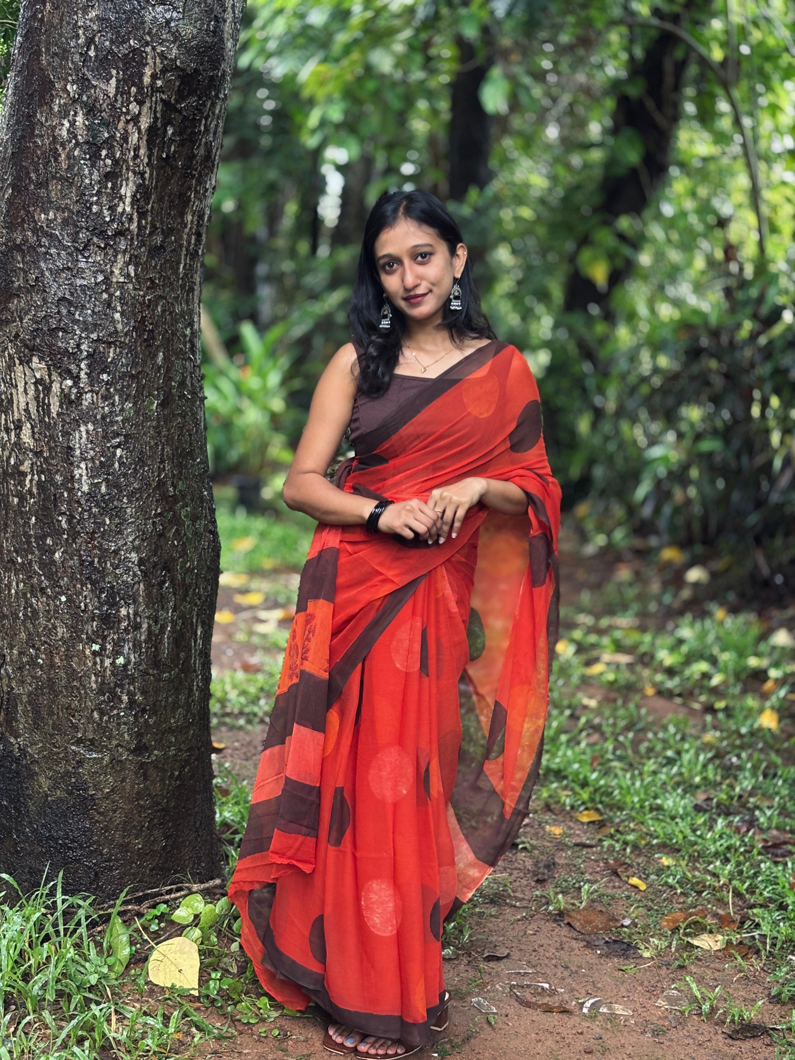 GEORGETTE SAREE -(WS192)