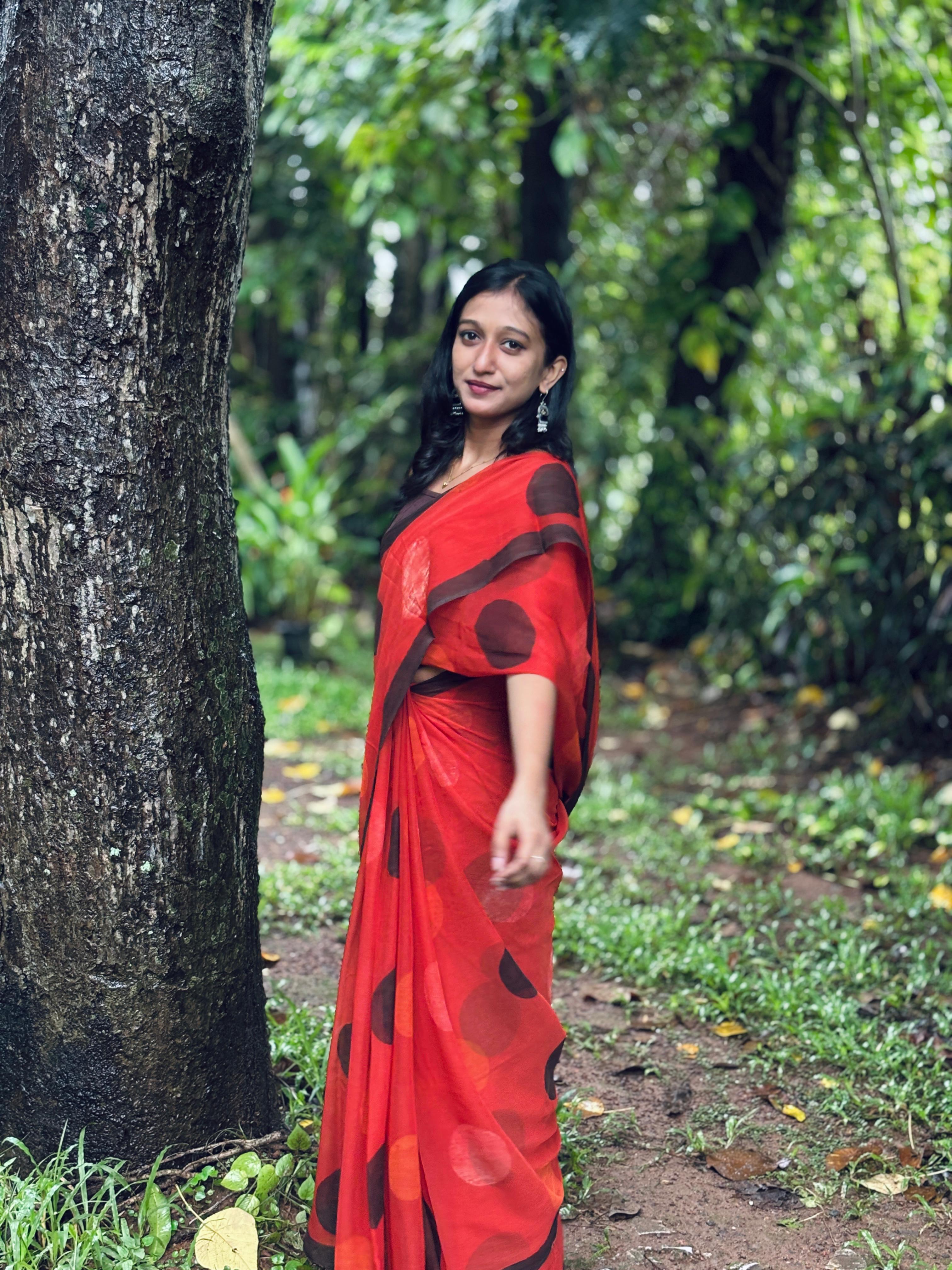 GEORGETTE SAREE -(WS192)