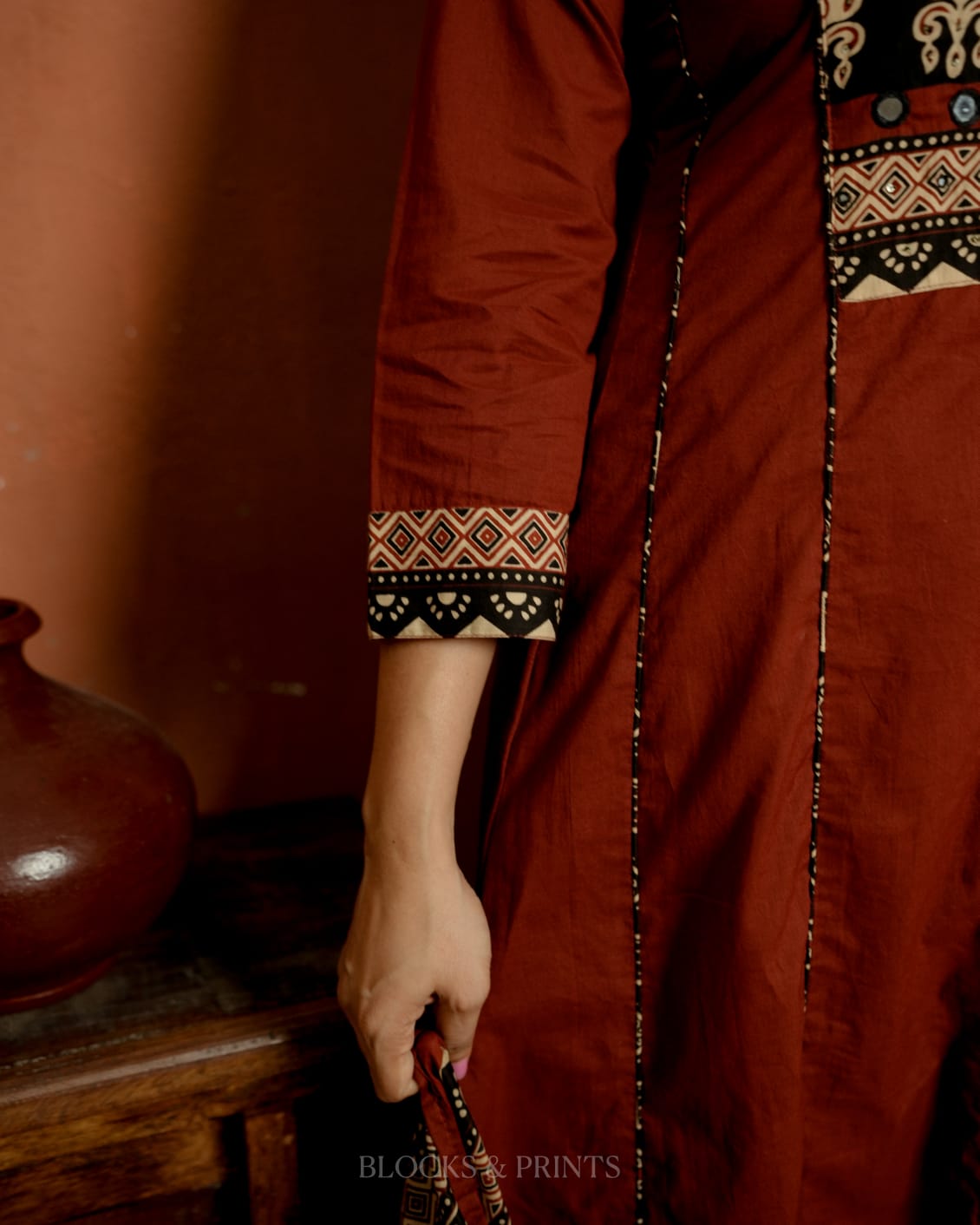 Top, Bottom & Dupatta Set (Code - 2181 BK)