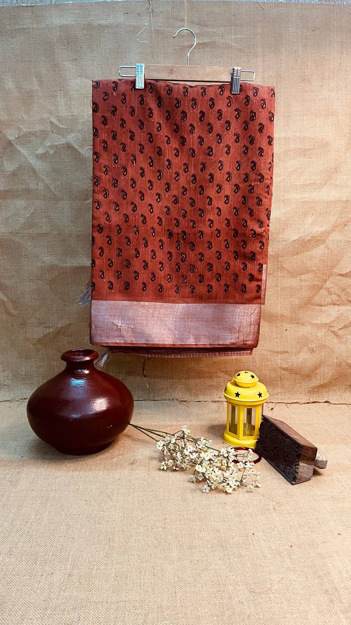 LINEN SAREE-(SR26)