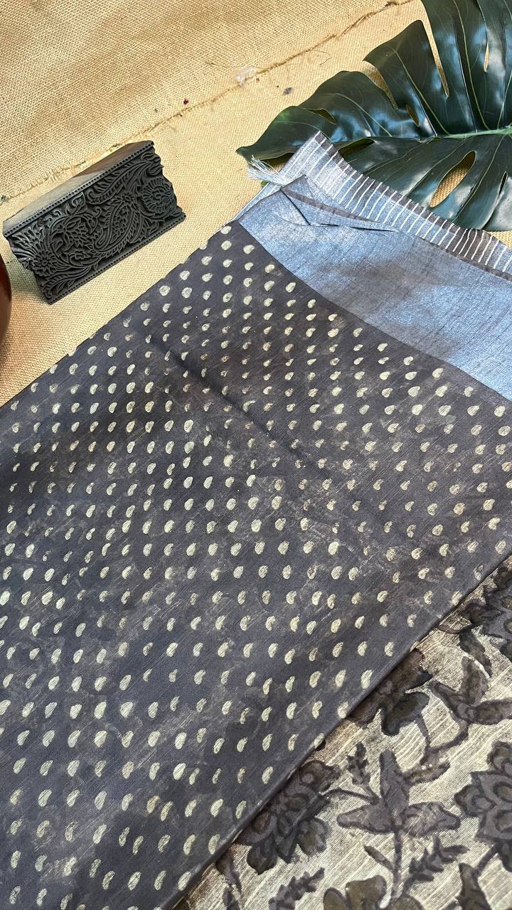 LINEN SAREE-(SR29)