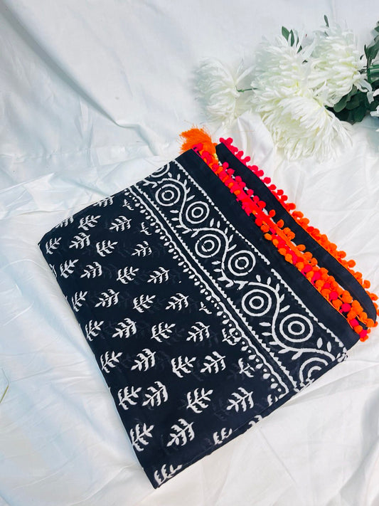 COTTON SAREE -(CS12)