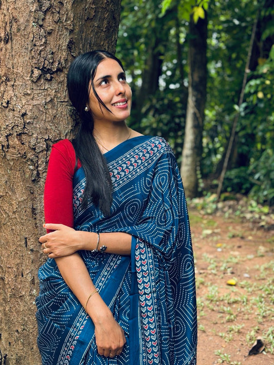 SEMI MODAL SILK SAREE -(SM09)