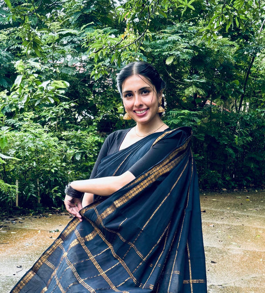COTTON SAREE -(SM15)