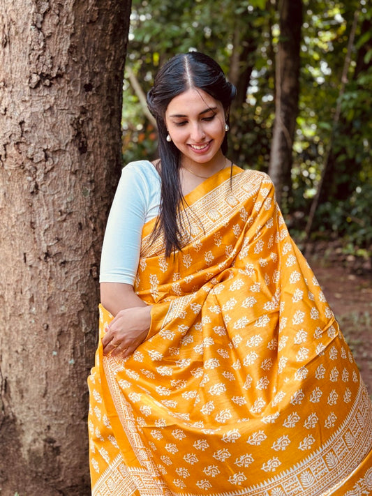 SEMI SILK SAREE -(SM18)